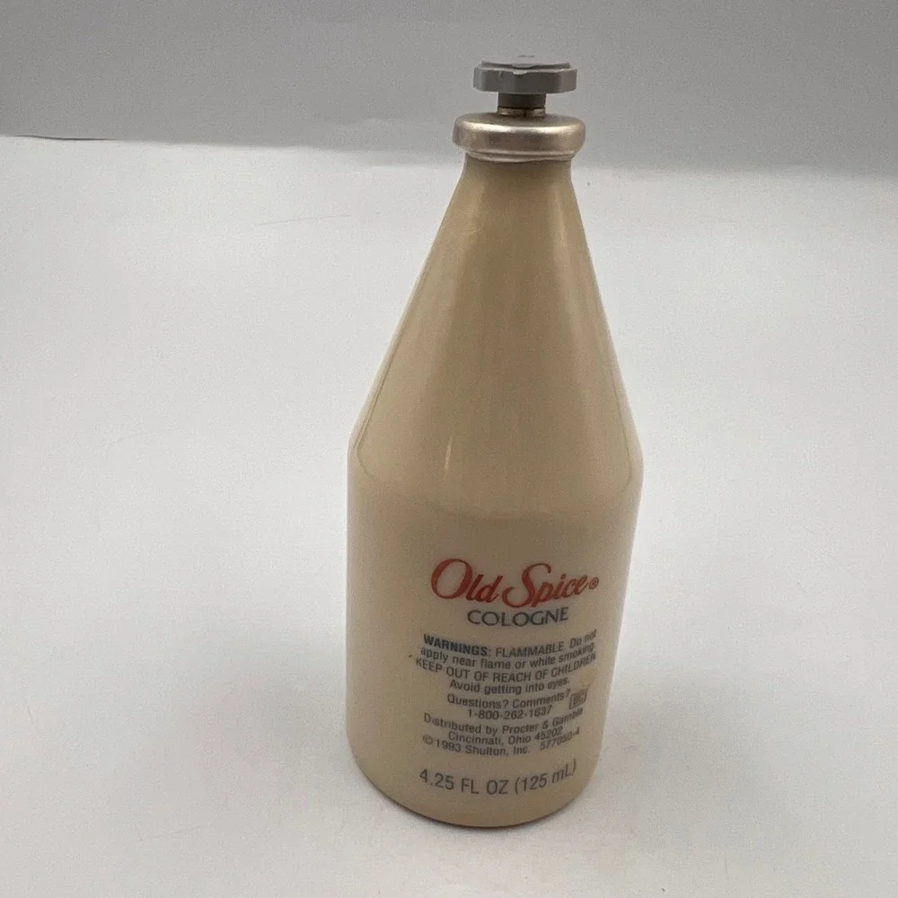 Vintage 1993 Old Spice Original Cologne 4.25 oz Ceramic Sailing Ship Bottle Full